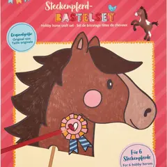 Steckenpferd-Bastelset - Mein kleiner Ponyhof - 6er Set