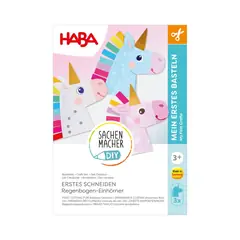 HABA Bastelset - Erstes Schneiden Regenbogen-Einhörner