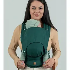 Isara Quick Half Buckle Carrier Evergreen Linen